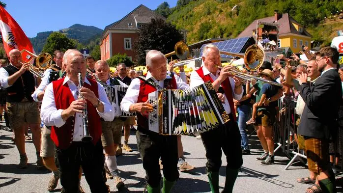 In Gasen stand am Marienfeiertag wieder die Musik im Mittelpunkt. 