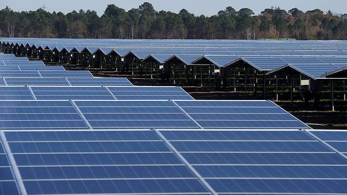 Der Photovoltaik-Park in Cestas nahe Bordeaux hat eine Leistung von 300 Megawatt