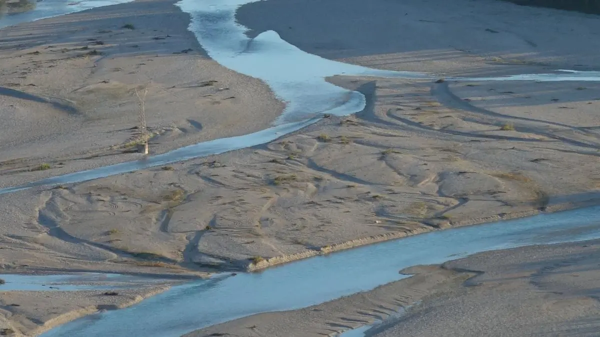 Der Tagliamento mündet nach 172 Kilometern zwischen Lignano und Bibione in die Adria 