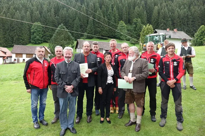 Die Ausgezeichneten mit ihren Gratulanten