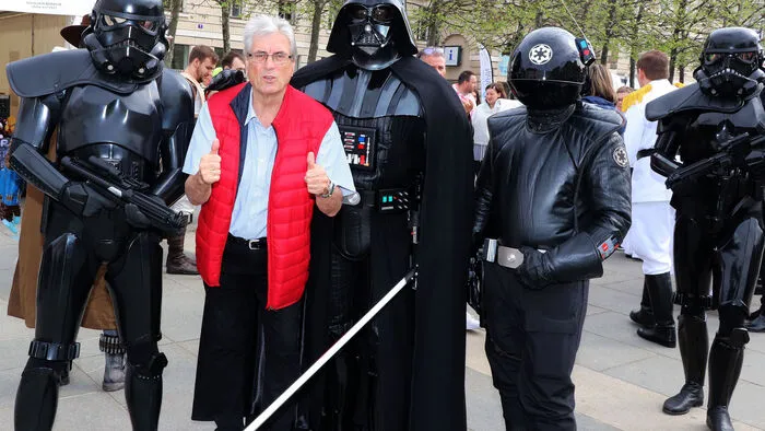 501st &amp; Rebel Legion mit Siegfried Möstl (1. von Links), Rene Reicht und Stefan Ofer.
