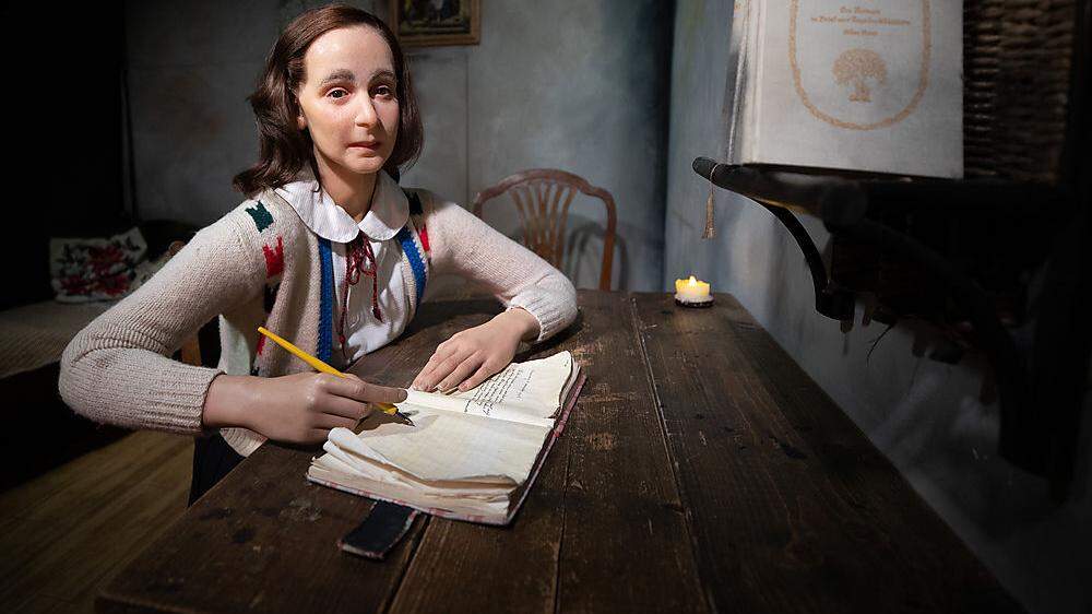 Auf tragische Weise berühmt gewordenes Mädchen: Anne Frank als Wachsfigur bei Madame Tussauds in Wien