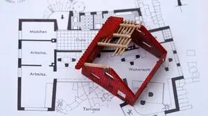 Plan für ein Haus (Symbolbild)