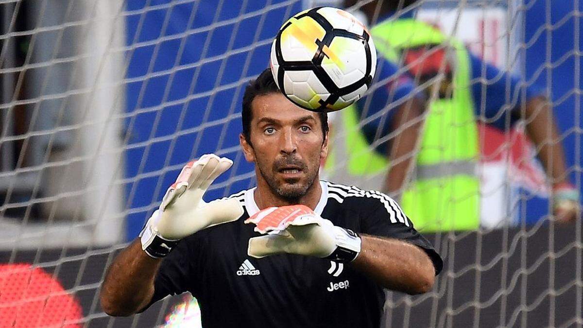 Gianlugi Buffon bereitet sich mit Juventus Turin auf die neue Saison der Serie A vor, es könnte seine letzte sein