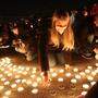 Lichtermeer für die Ukraine am Heldenplatz 