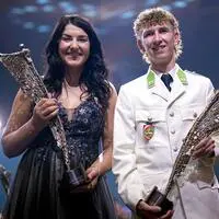 Die Sieger des Vorjahres: Stephanie Venier und Daniel Tschofenig