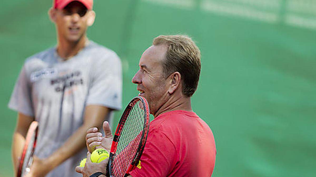 Günter Bresnik und sein Schützling Dominic Thiem