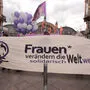 Demonstration des Afghanischen Kulturverein s anl�sslich des Weltfrauentag s am 08. M�rz in der Innenstadt von Frankfurt
