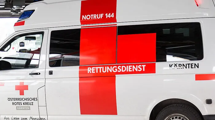 Das Rote Kreuz brachte die Verletzten ins Krankenhaus nach Spittal an der Drau