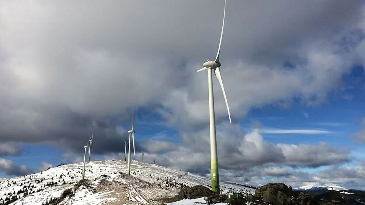 Windpark auf der Handalm