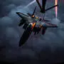 Eine F-15E Strike Eagle der amerikanischen Air Force