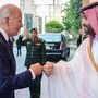 Biden mit dem umstrittenen saudischen Kronprinzen