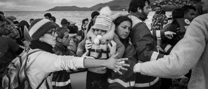 In den Jahren 2015 und 2016 erreichten fast 500.000 Flüchtlinge und Migranten die Insel Lesbos.