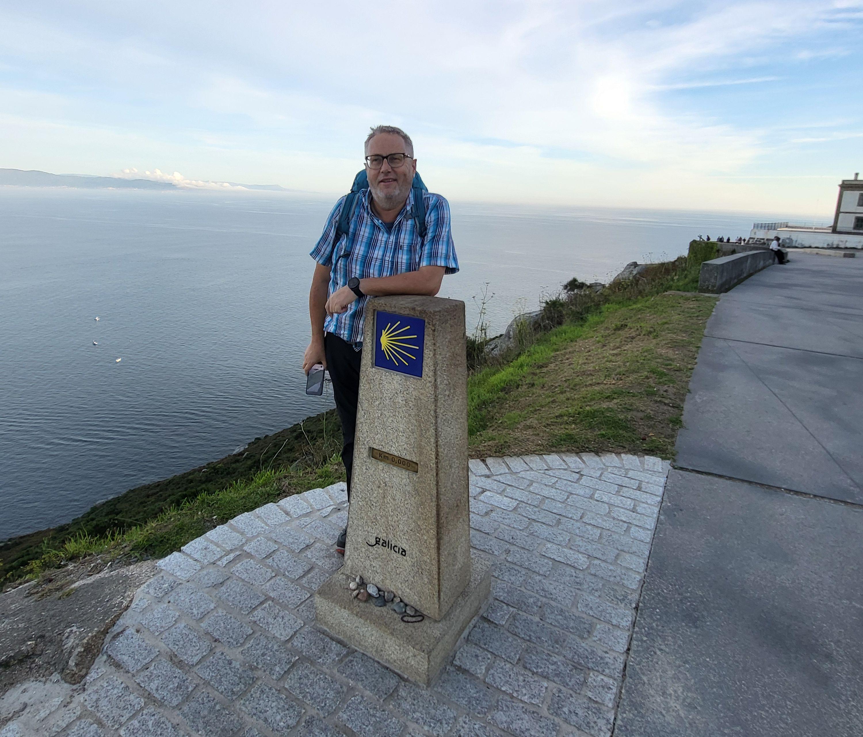Peter Gamperl ging nach einem schweren Schicksalsschlag zurück ins Leben. Start war in Finisterre