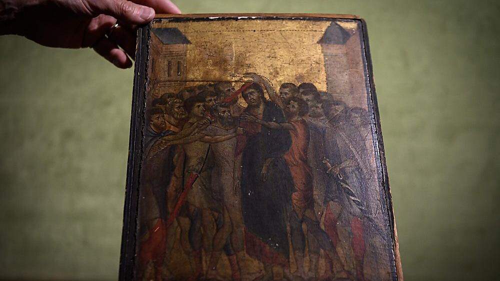 Das Werk Cimabues ist in einer Küche entdeckt worden.