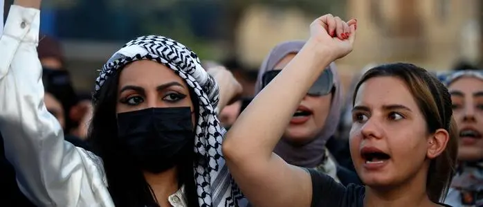 „Nein zu Paragraph 188, Irak ist nicht Afghanistan!“, ist ein Slogan, den man auf den Demonstrationen hört