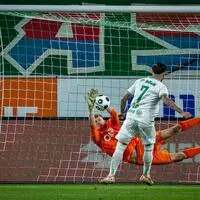 Rapids Marco Tilio scheiterte an Hearts-Goalie Beau Reus 