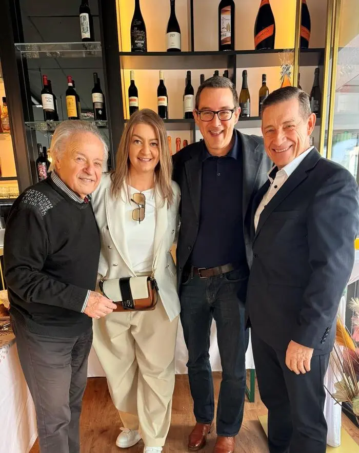 Alfi Nipič, Martina Peršuh, Joshua Jern und Franz Schober genossen schöne Stunden (v.l.)