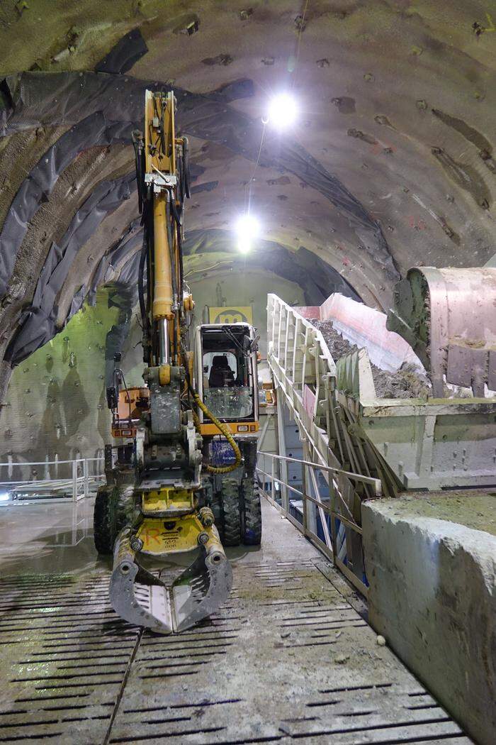 Im Semmering kämpfen die Tunnelbauer gegen geologische Störzonen