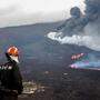 Erstmals seit zwei Monaten schwächt sich die Aktivität des Vulkans ab