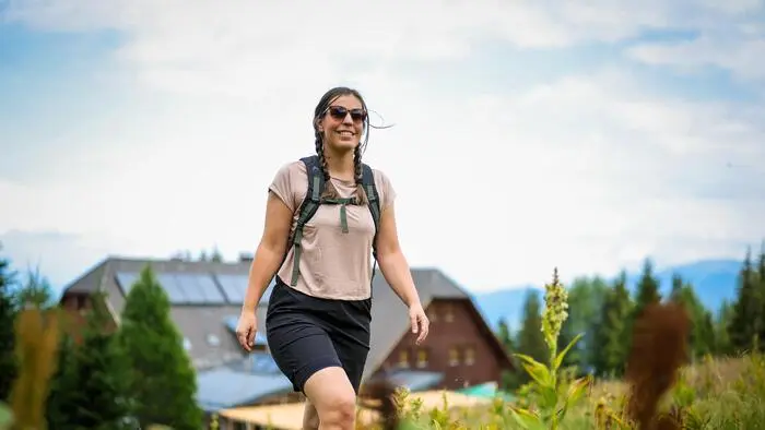 Aufi geht‘s! Die Sabathyhütte ist Ausgangspunkt für viele Wanderungen