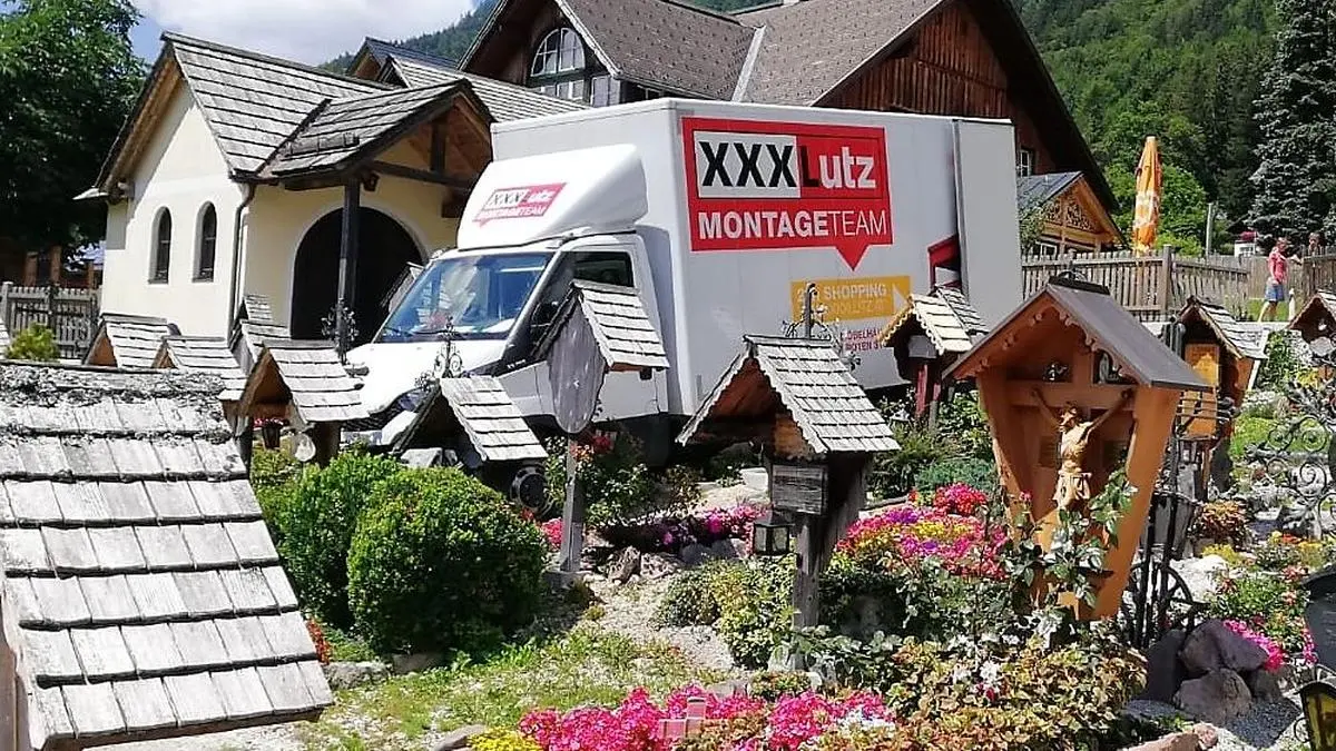 Geborgter Lieferwagen