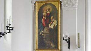 Das Bild der Heiligen Familie mit Maria in der evangelischen Heilandskirche Mürzzuschlag