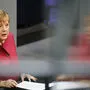 Merkel im Deutschen Bundestag 