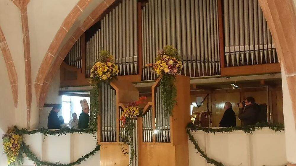 Nach mehreren Monaten Sanierung wurde die Orgel geweiht