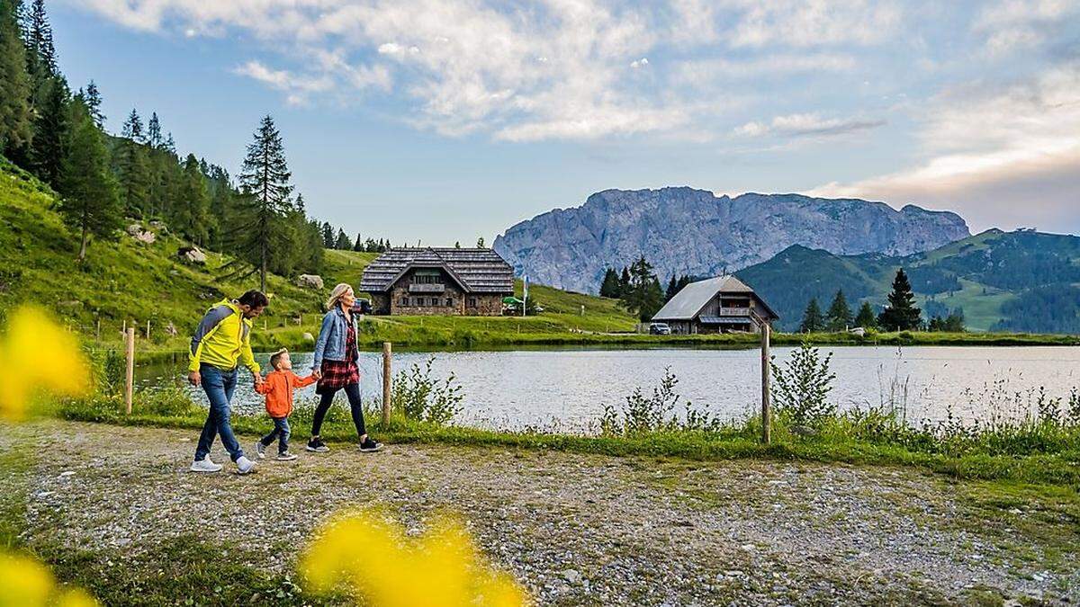 Die Watschiger Alm in der Tourismusregion Nassfeld