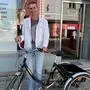 Günter Wanz aus Leoben ist auf sein Spezialfahrrad angewiesen. Derzeit ist er mit seinem alten Fahrrad unterwegs