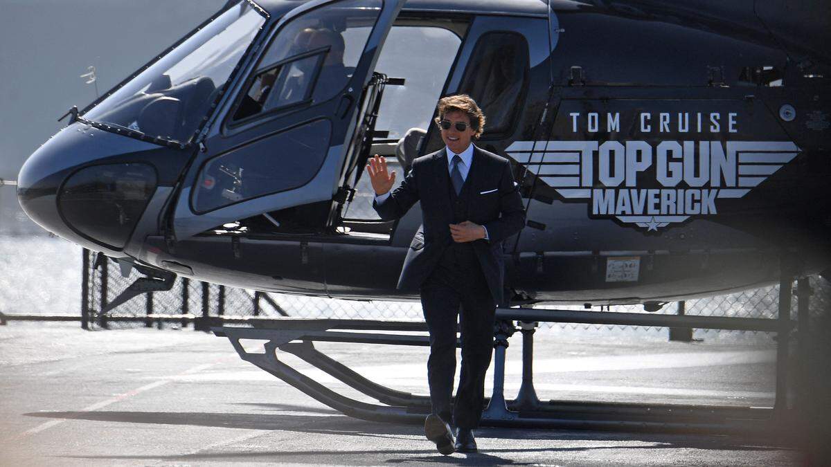 Tom Cruise flog den Helikopter natürlich selbst, was sonst