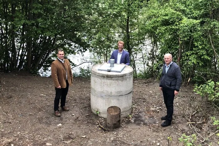 Der Brunnen wurde neu ausgehoben.
