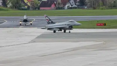 Die Eurofighter werden Freitagmittag in Klagenfurt erwartet