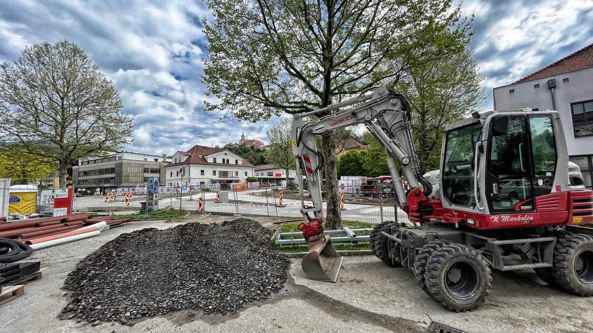 Auch an den Geh- und Radwegen wird aktuell in Althofen gearbeitet