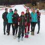 Sieben Kärntner Boarder wollen beim Heimweltcup in Bad Gastein angreifen: Fabian Obmann, Alexander Payer, Daniela Ulbing, Jessica Pichelkastner, Martina Ankele, Sabine Schöffmann und Aron Juritz (von links nach rechts) 