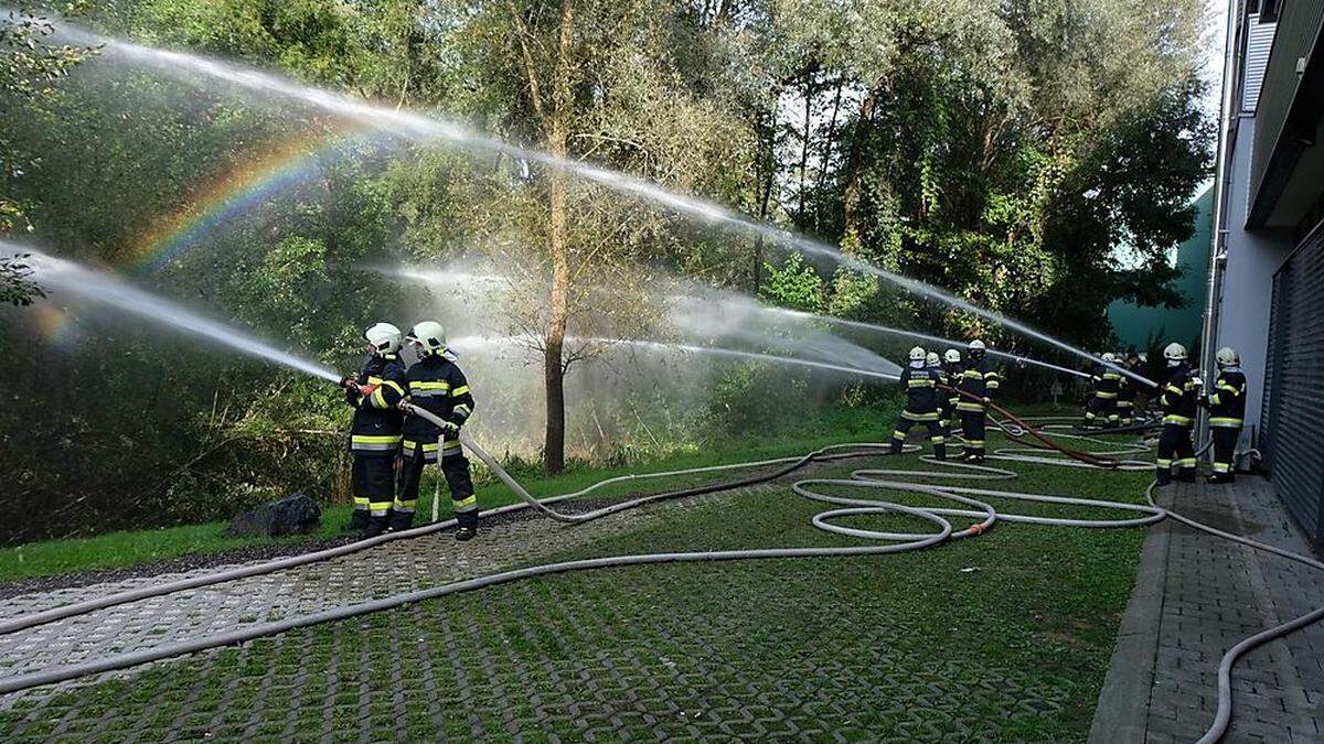 Leistete mehr als 25.000  Arbeitsstunden: die Freiwillige Feuerwehr Klagenfurt