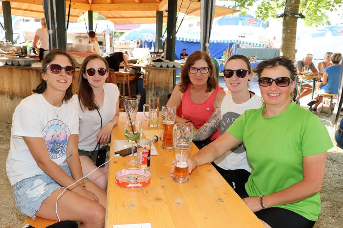 Extra aus dem Burgenland ist die Radtourgruppe aus Pamhagen/Seewinkel nach Ossiach angeradelt!