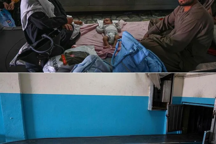 Familien warten auf militärische Hilfe und Fluchtmöglichkeiten. Gerüchte, wonach jeder, der es zum Flughafen schaffe, evakuiert werde, verbreiten sich.