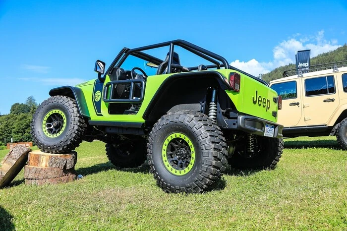 Bei dem Treffen kann auch der neue Jeep Wrangler getestet werden.
