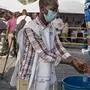 Die Hygieneregeln sollen von der Bevölkerung in der Demokratischen Republik Kongo strikt eingehalten werden