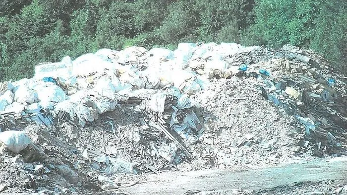 Foto des Anzeigers von der Deponie