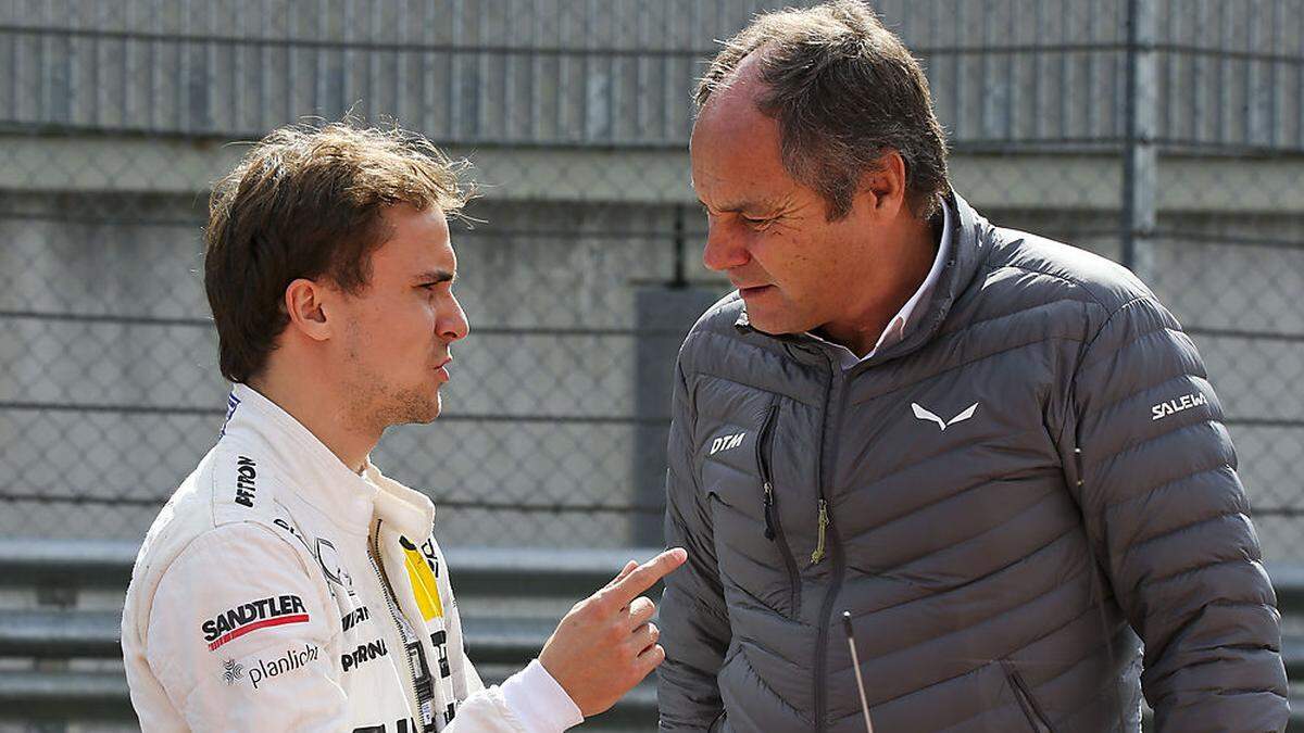 Lucas Auer und Gerhard Berger