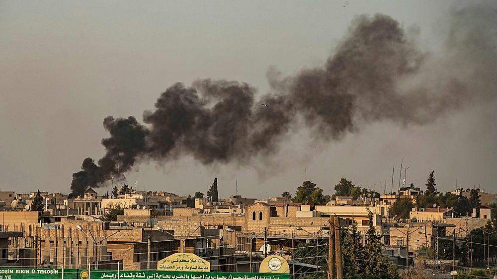 Bombenangriffe auf Ras al-Ain 