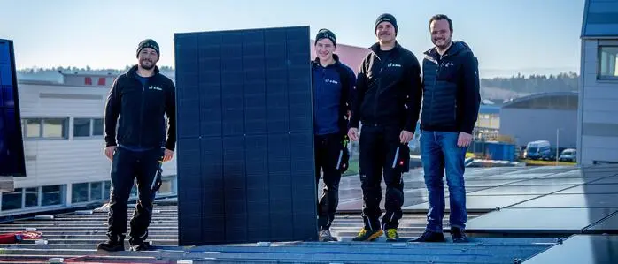 Das Team von E-Lion setzt Photovoltaik-Projekte in der Steiermark um