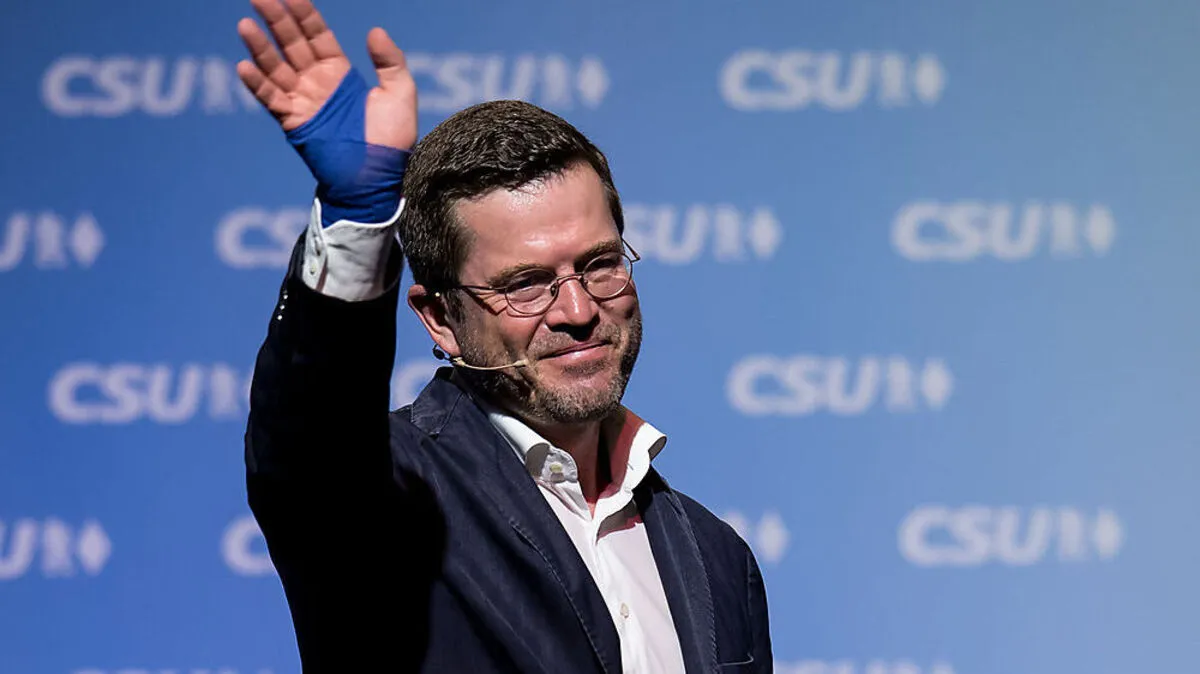 Wahlkampf der CSU - Karl-Theodor zu Guttenberg