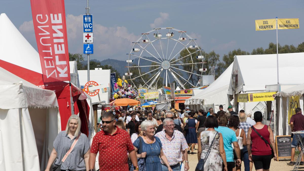 Temperaturen über 30 Grad herrschten am Bleiburger Wiesenmarkt