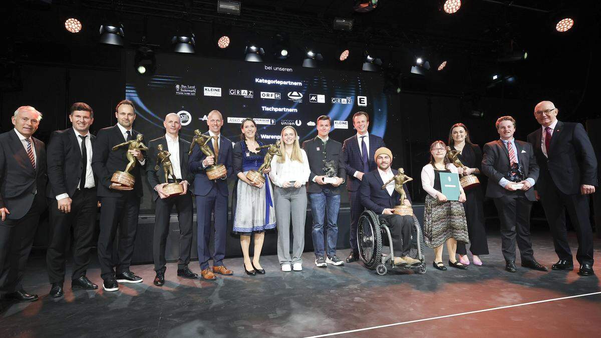 Eine schillernde Galanacht des Sports ging in Graz über die Bühne