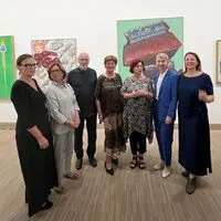 Landeshauptmann-Stellvertreterin Gaby Schaunig (2. v. r.) eröffnete in Wien die Ausstellung „From Carinthia“