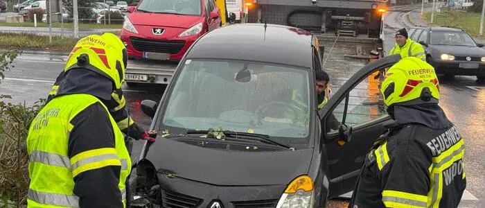 Die Freiwillige Feuerwehr Wildon stand mit acht Personen im Einsatz